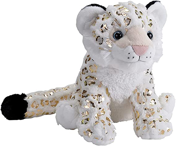 Foilkins Snow Leopard Stuffed Animal - 15"