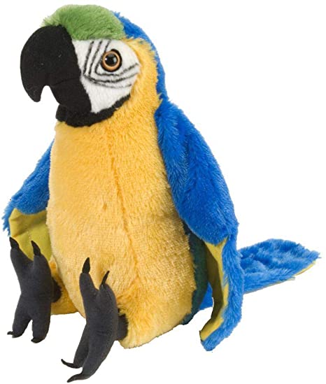 Macaw Parrot Stuffed Animal - 12"