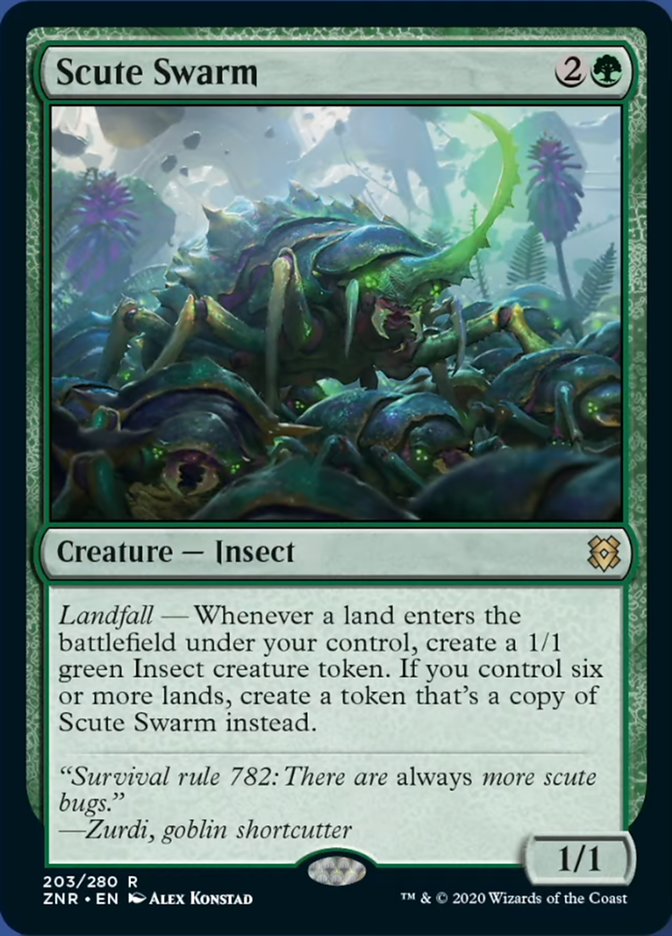 Scute Swarm [Foil] :: ZNR