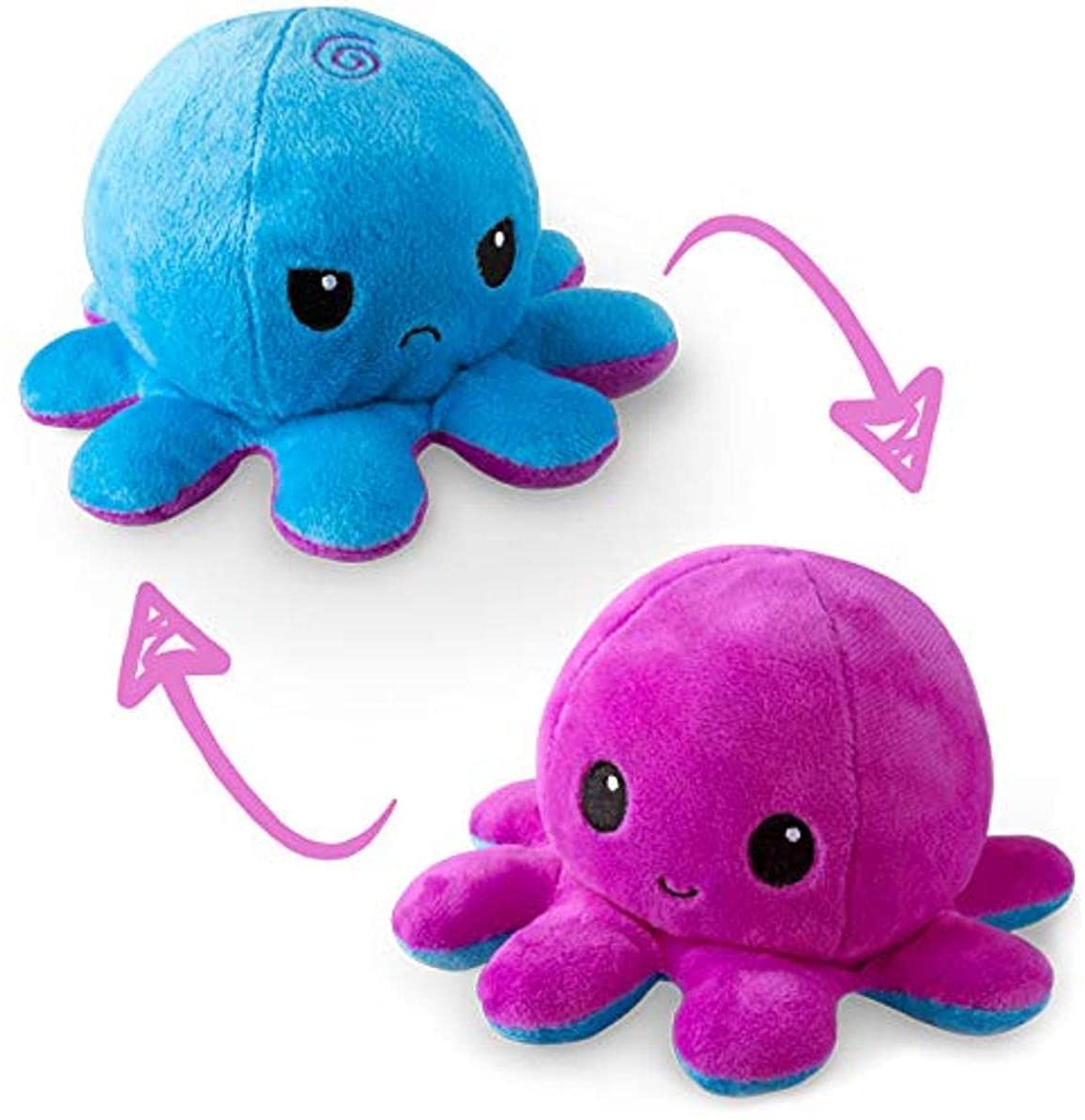 Reversible Octopus Mini Plush