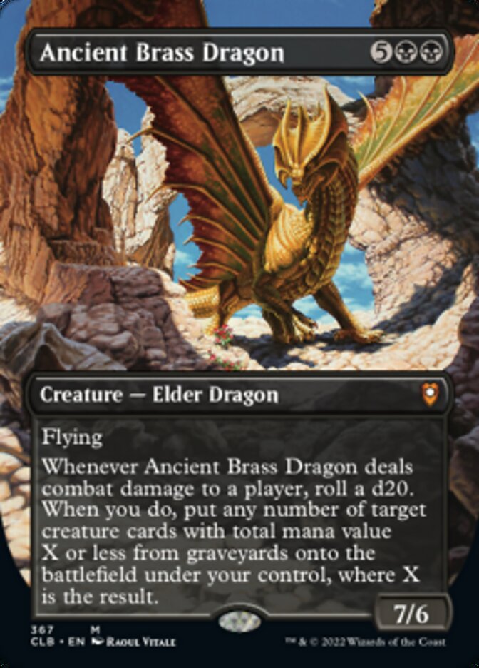 Ancient Brass Dragon (Borderless) :: CLB