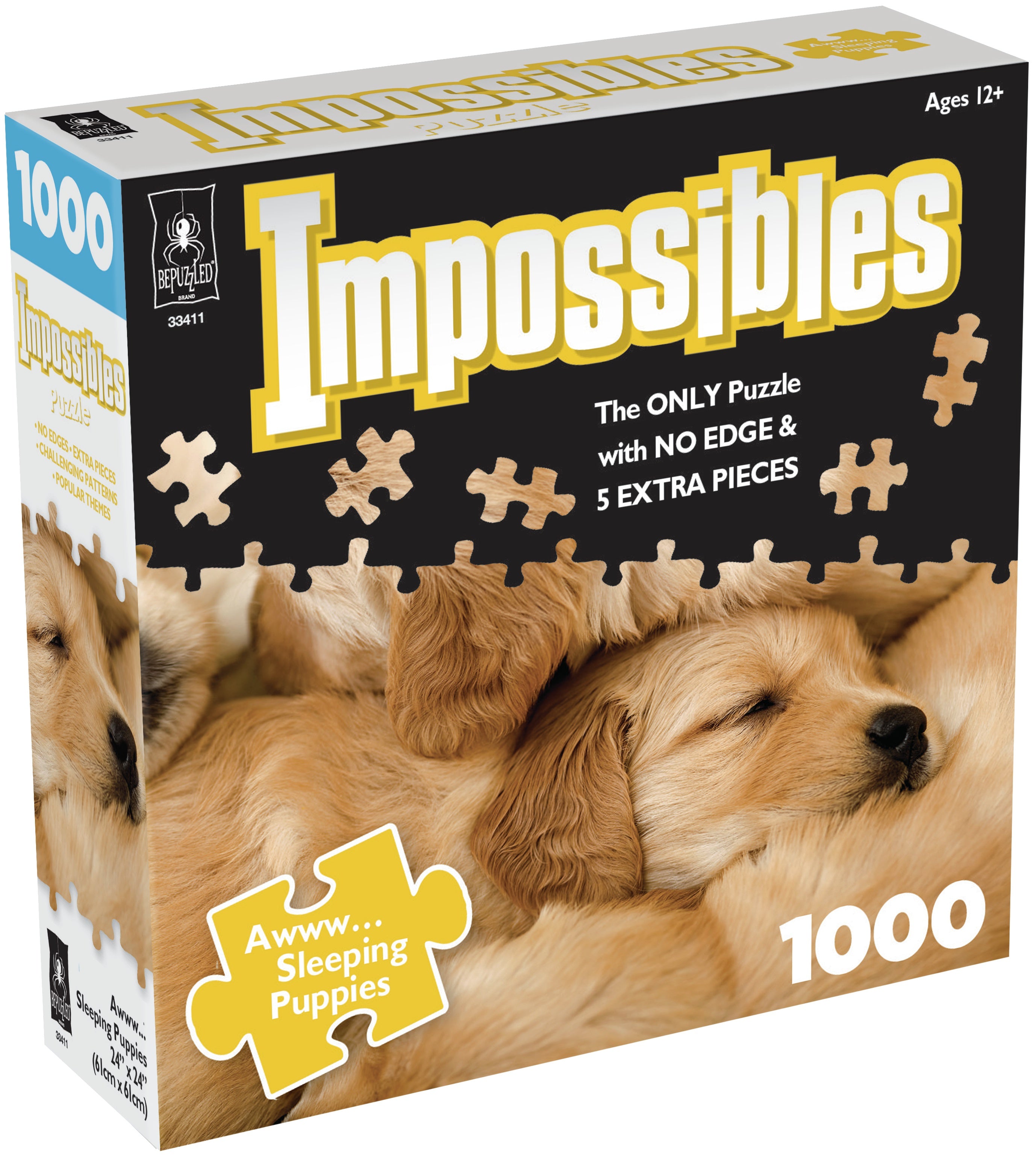 Impossibles Puzzles: Sleeping Puppies (750 pc puzzle)