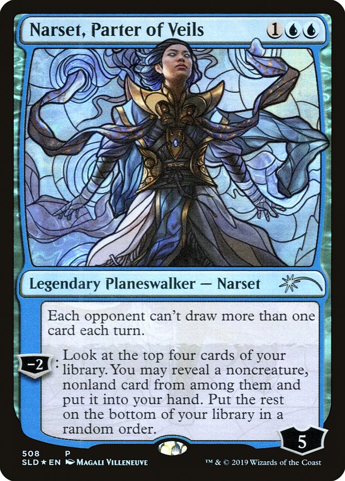 Narset, Parter of Veils (Stained Glass) [Foil] :: SLD