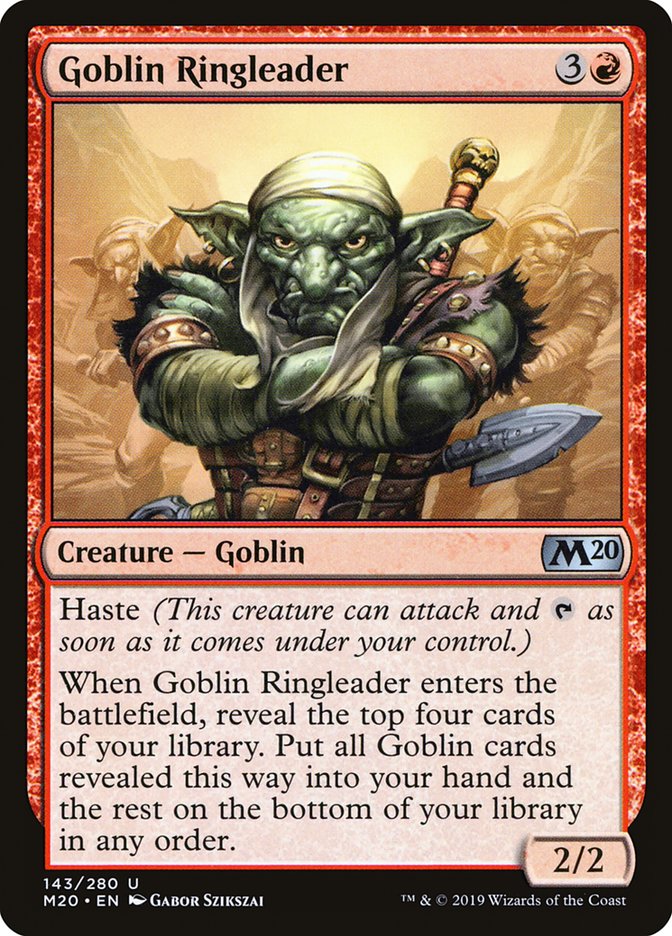 Goblin Ringleader [Foil] :: M20