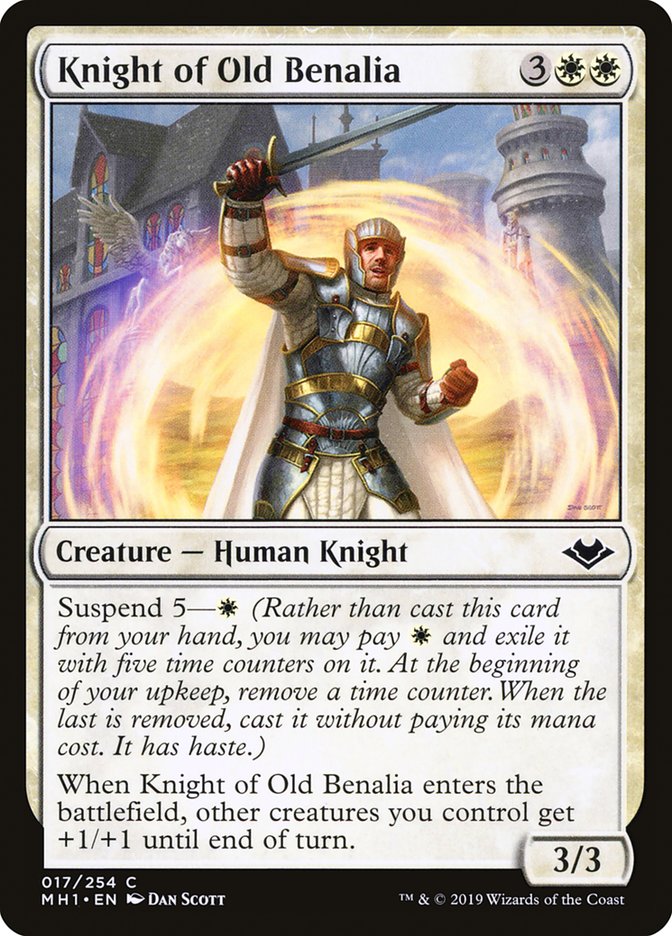 Knight of Old Benalia [Foil] :: MH1