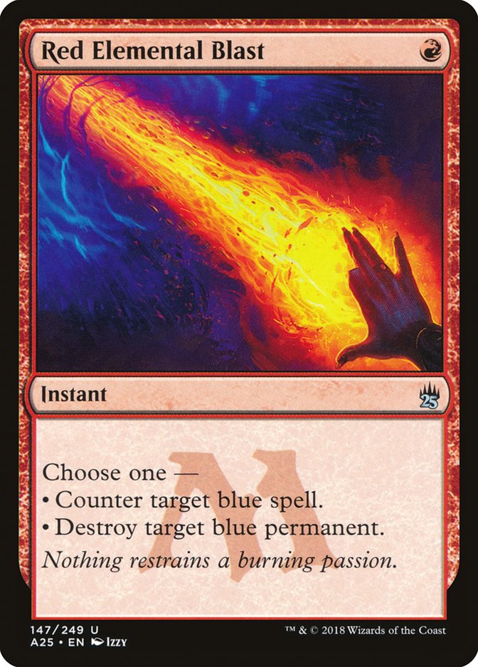 Red Elemental Blast [Foil] :: A25