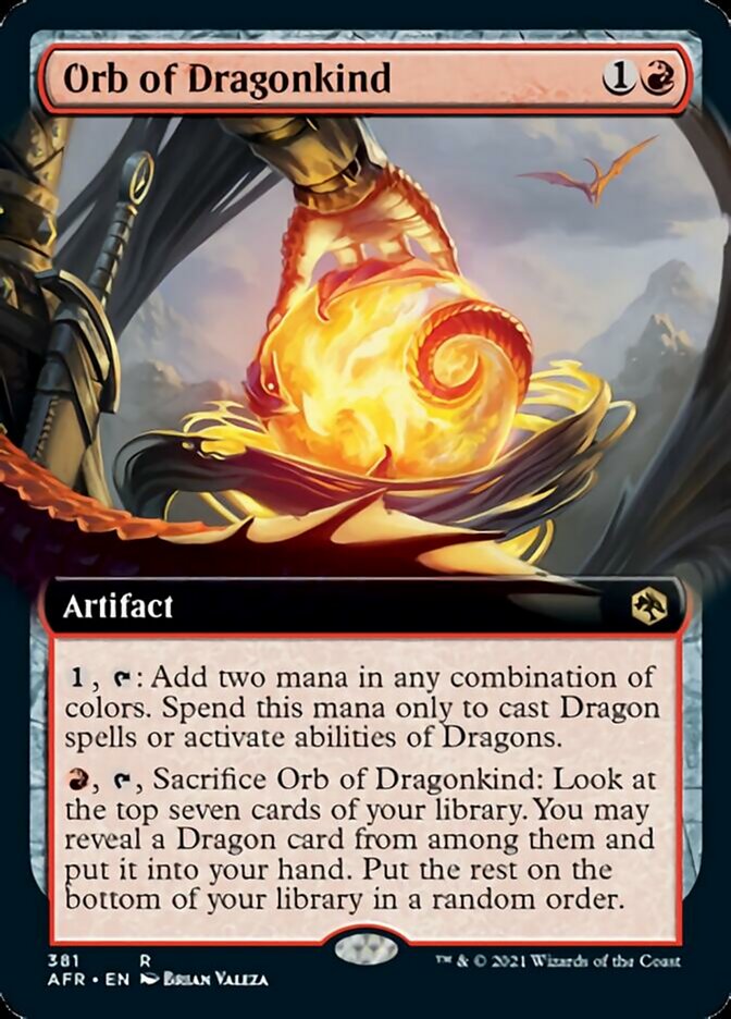 Orb of Dragonkind (Extended Art) [Foil] :: AFR