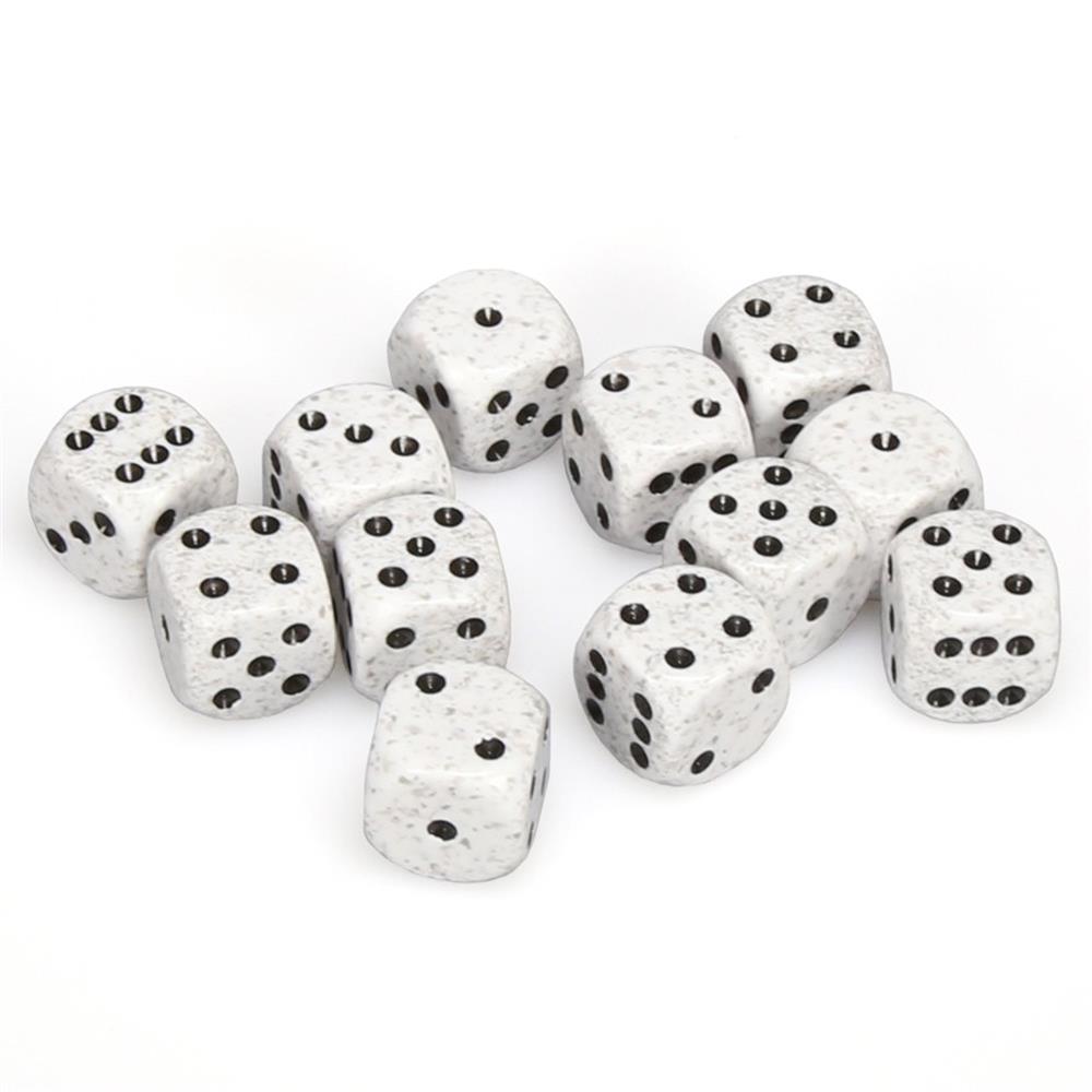 Chessex Speckled 16mm D6 Dice Block (12-Dice)