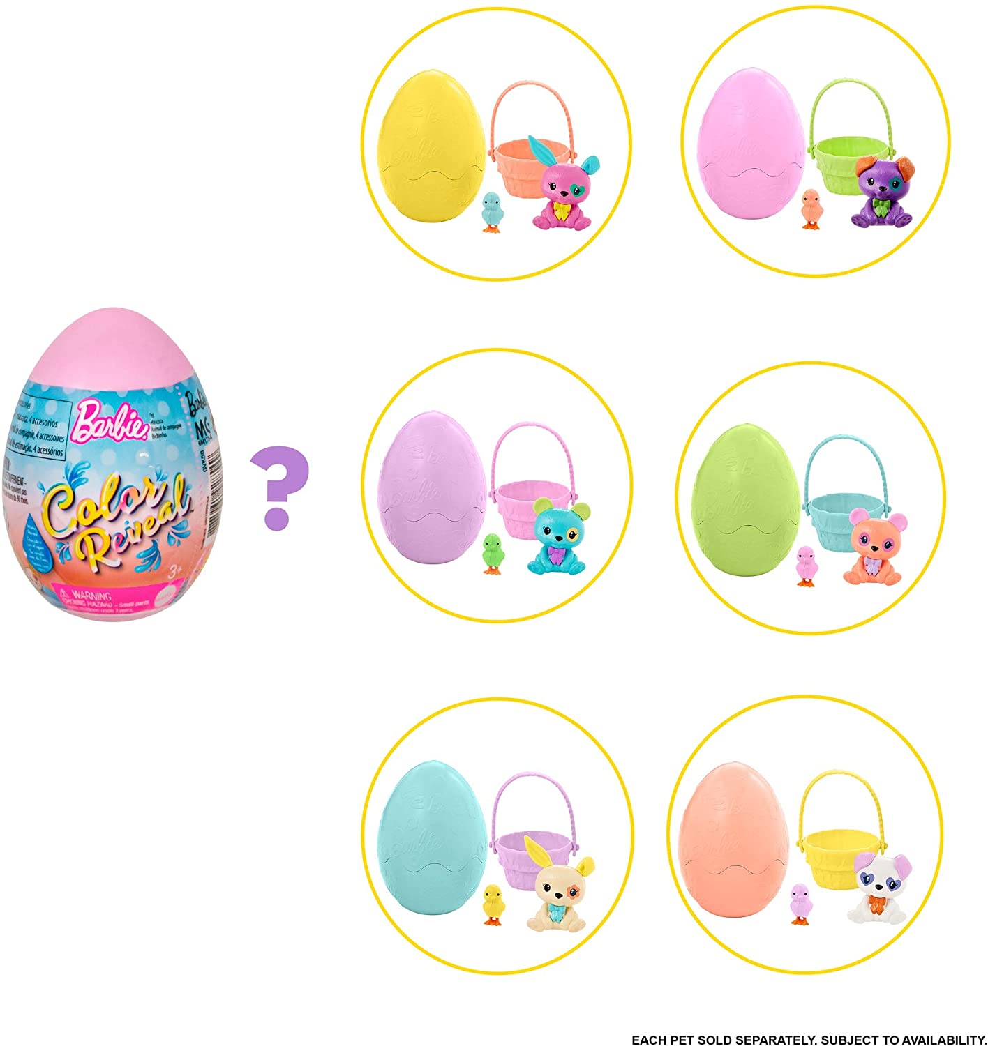 Barbie: Color Reveal Easter Egg (Assortment)