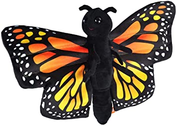 Huggers Monarch Butterfly Stuffed Animal - 8"