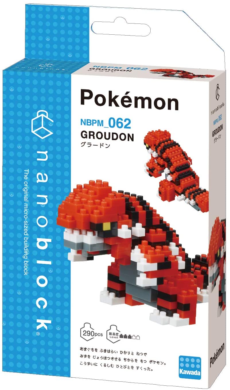 Nanoblock: Pokemon - Groudon