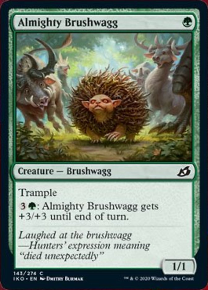 Almighty Brushwagg [Foil] :: IKO