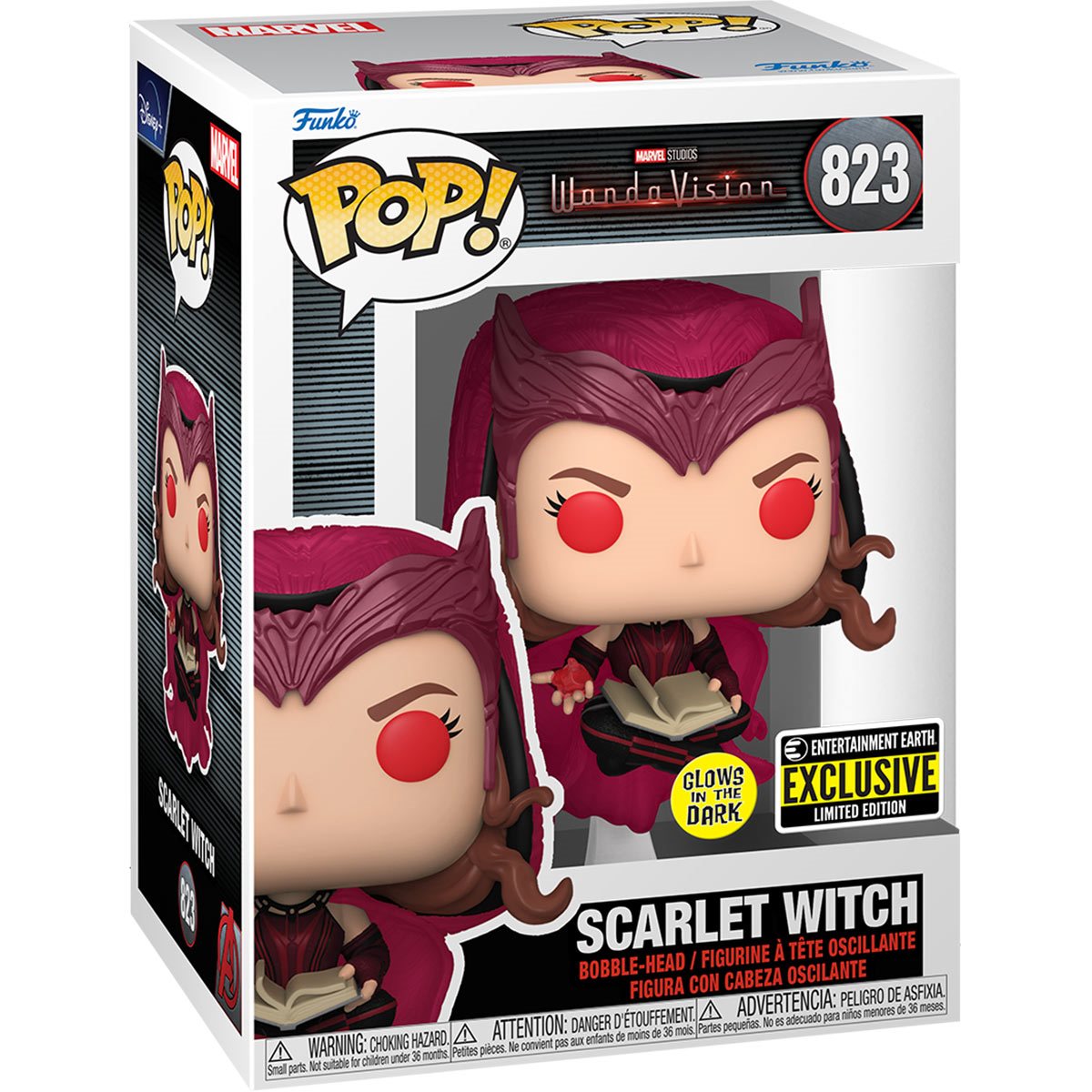 Marvel Universe: WandaVison - Scarlet Witch Glow in the Dark Pop! Vinyl Figure (823)