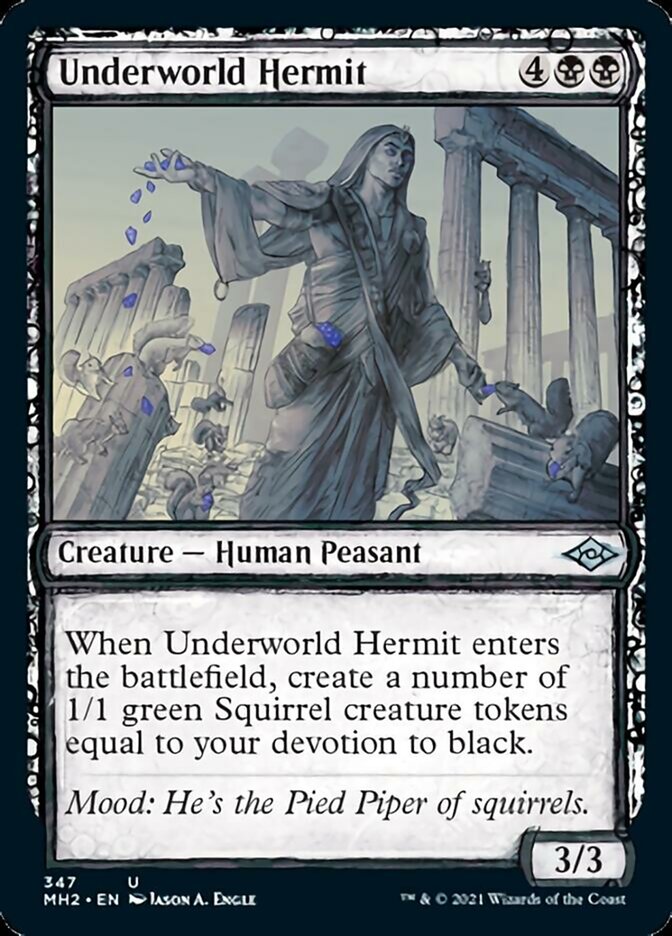 Underworld Hermit (Showcase) [Foil] :: MH2
