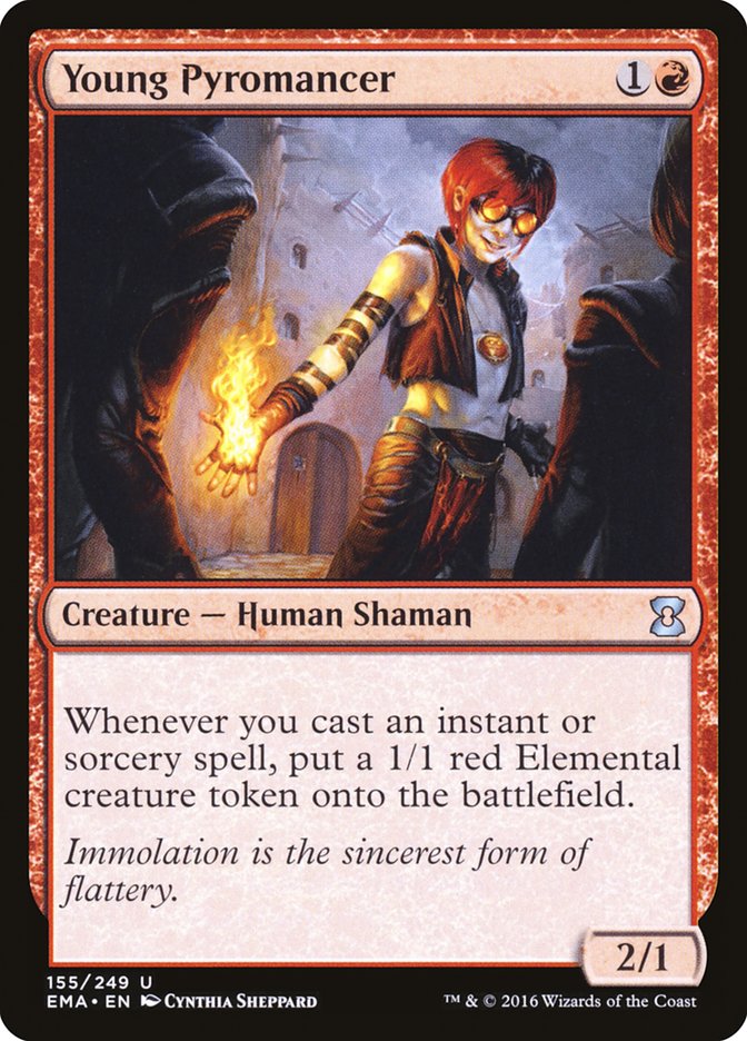 Young Pyromancer [Foil] :: EMA