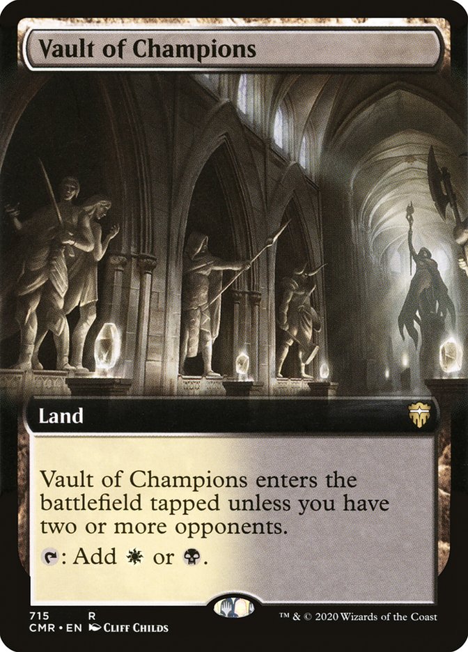 Vault of Champions (Extended Art) [Foil] :: CMR