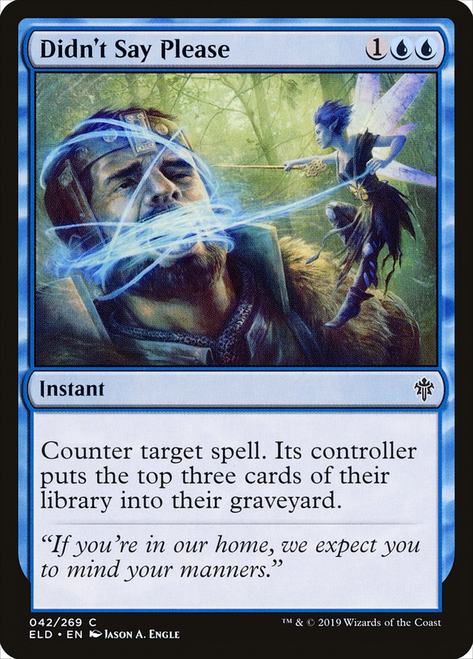 Didn't Say Please [Foil] :: ELD