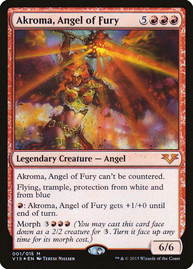 Akroma, Angel of Fury [Foil] :: V15