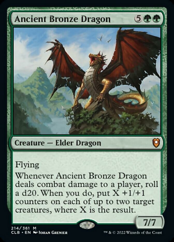 Ancient Bronze Dragon [Foil] :: CLB