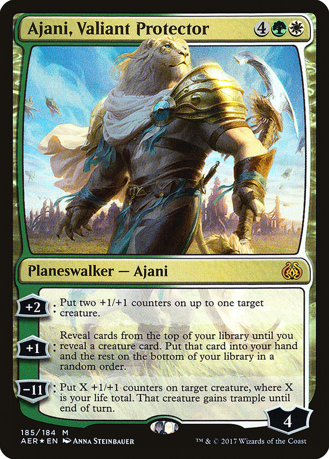 Ajani, Valiant Protector [Foil] :: AER