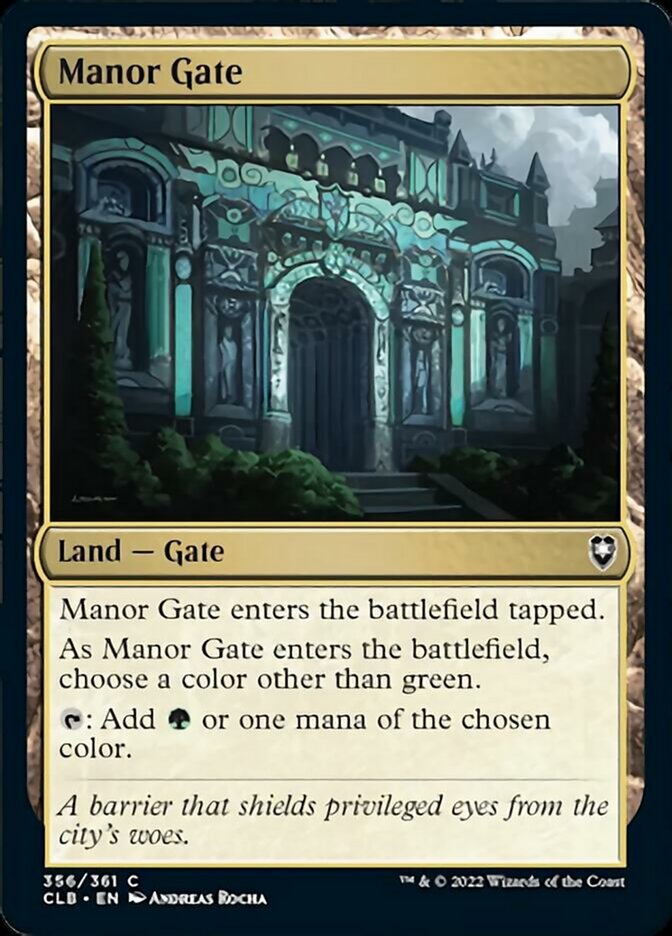 Manor Gate [Foil] :: CLB