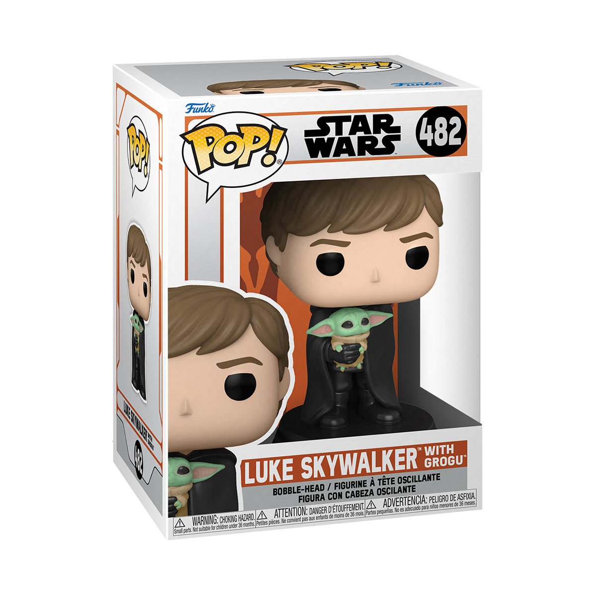 Star Wars: The Mandalorian - Luke Skywalker with Grogu Pop! Vinyl Figure (482)