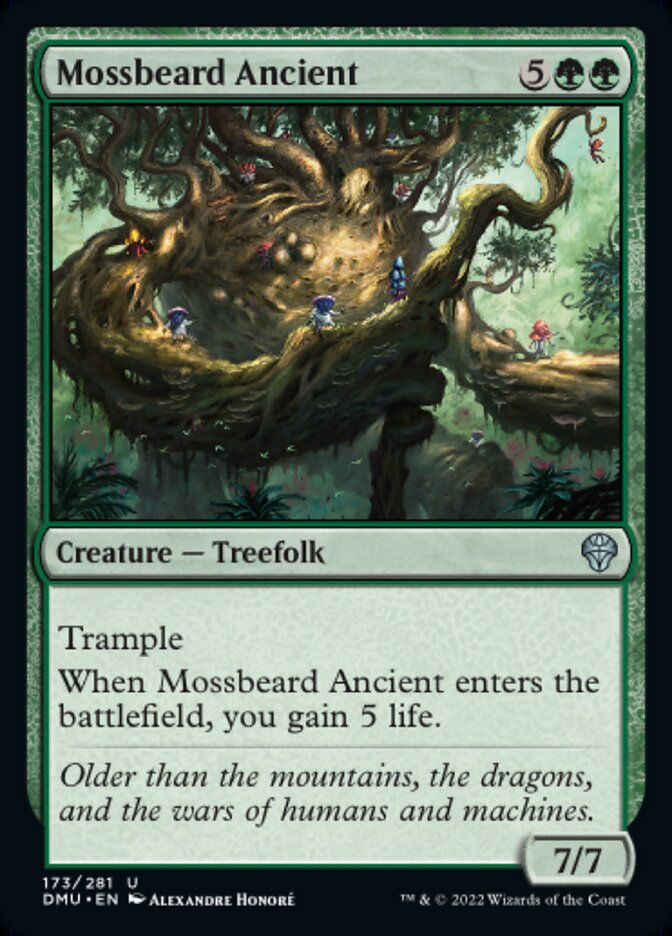 Mossbeard Ancient [Foil] :: DMU