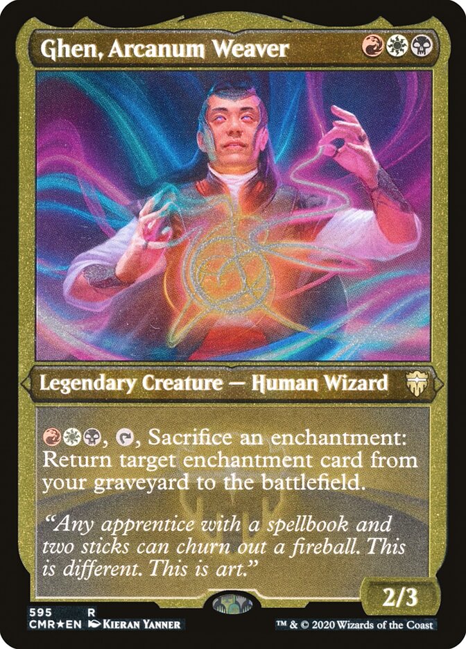 Ghen, Arcanum Weaver (Foil Etched) [Foil] :: CMR