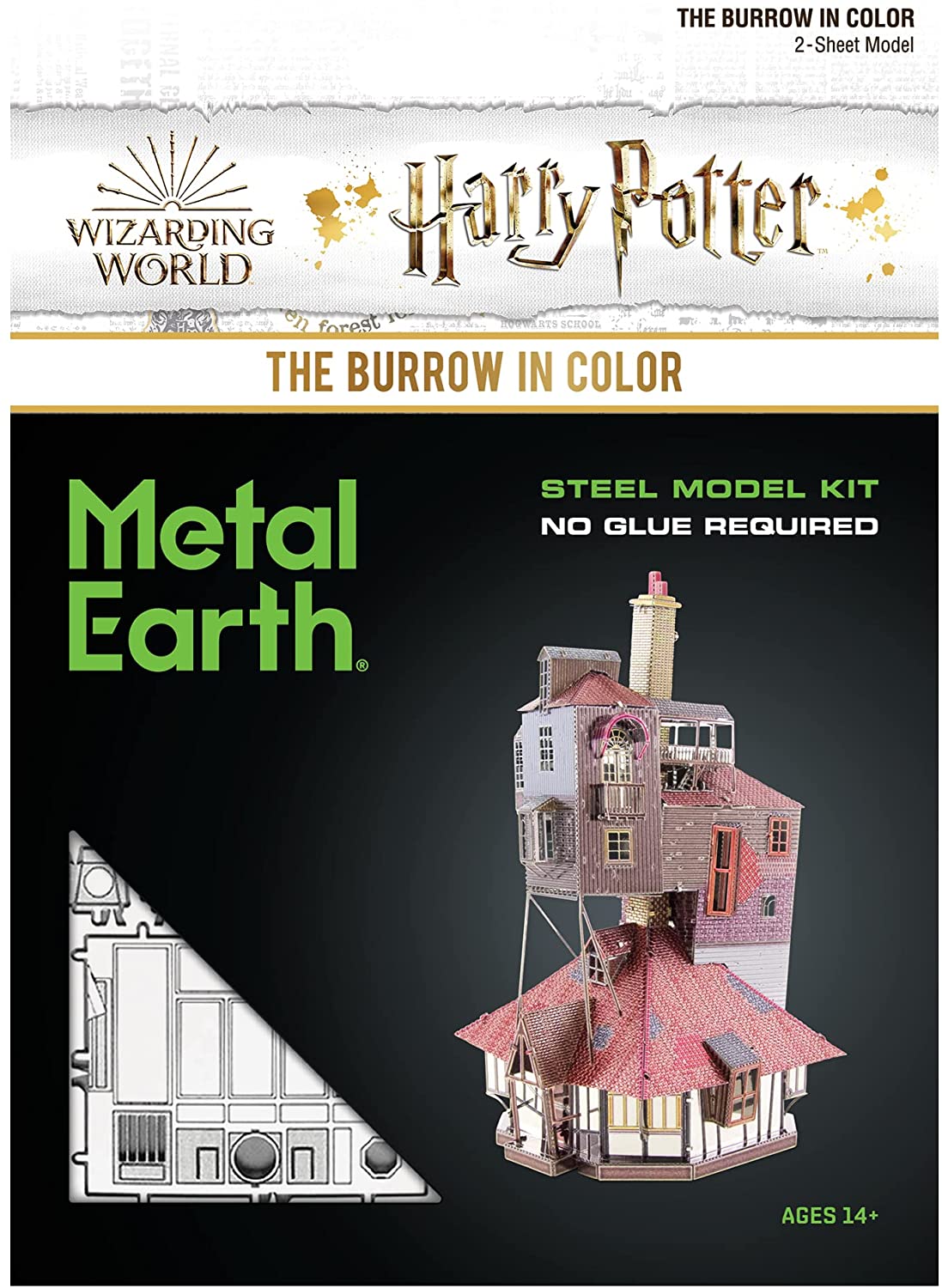 Metal Earth: Harry Potter - The Burrow In Color