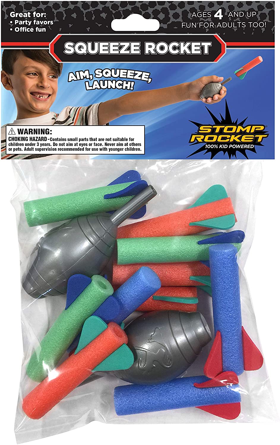 Stomp Rocket: Squeeze Rocket Party Pack