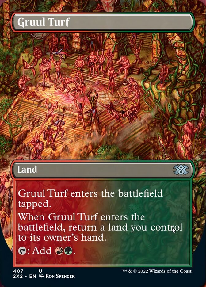 Gruul Turf (Borderless) [Foil] :: 2X2