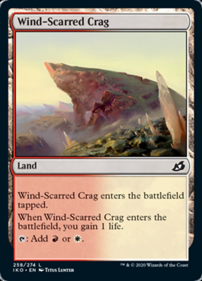 Wind-Scarred Crag [Foil] :: IKO