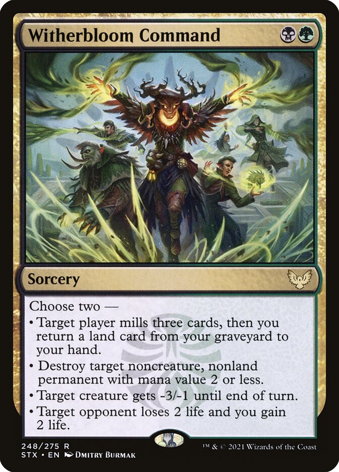 Witherbloom Command [Foil] :: STX