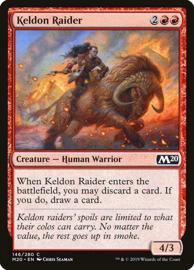 Keldon Raider [Foil] :: M20