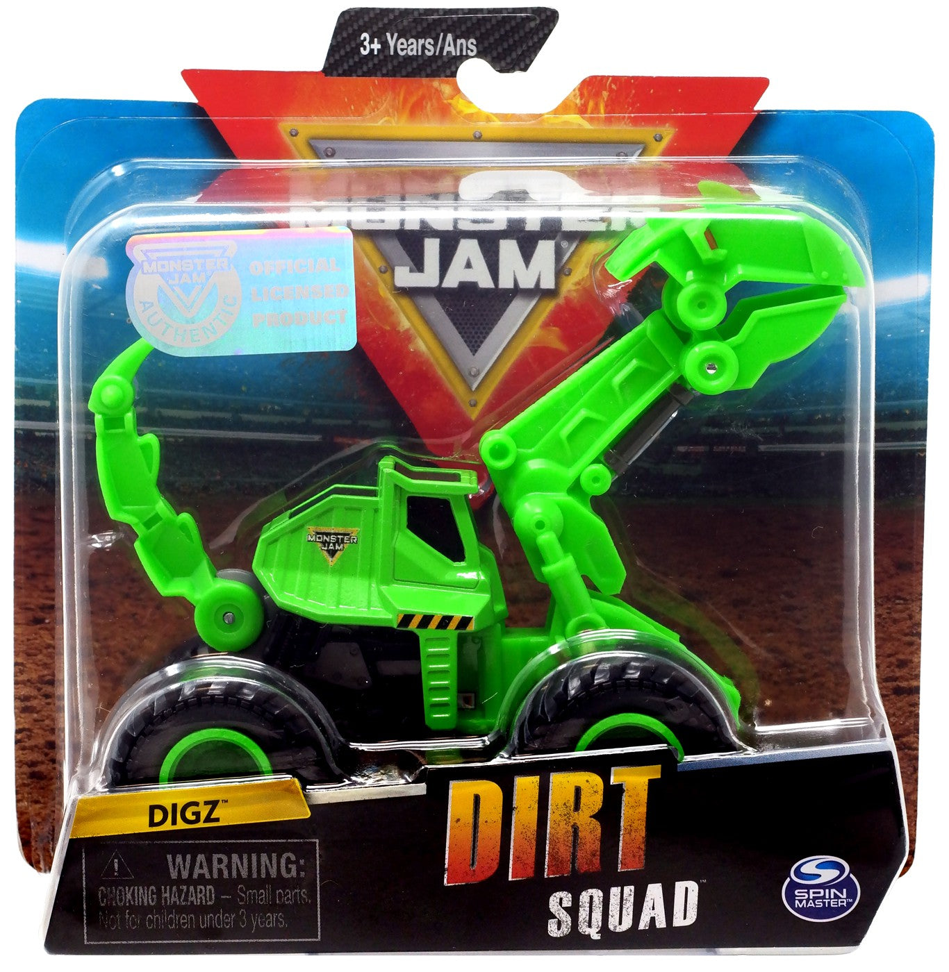 Monster Jam Dirt Squad 2022 アクセル ダンプトラック (グリーン) 1