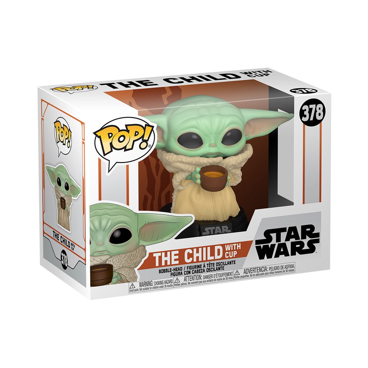 Star Wars: The Mandalorian - The Child with Cup Pop! Vinyl Figure (378)