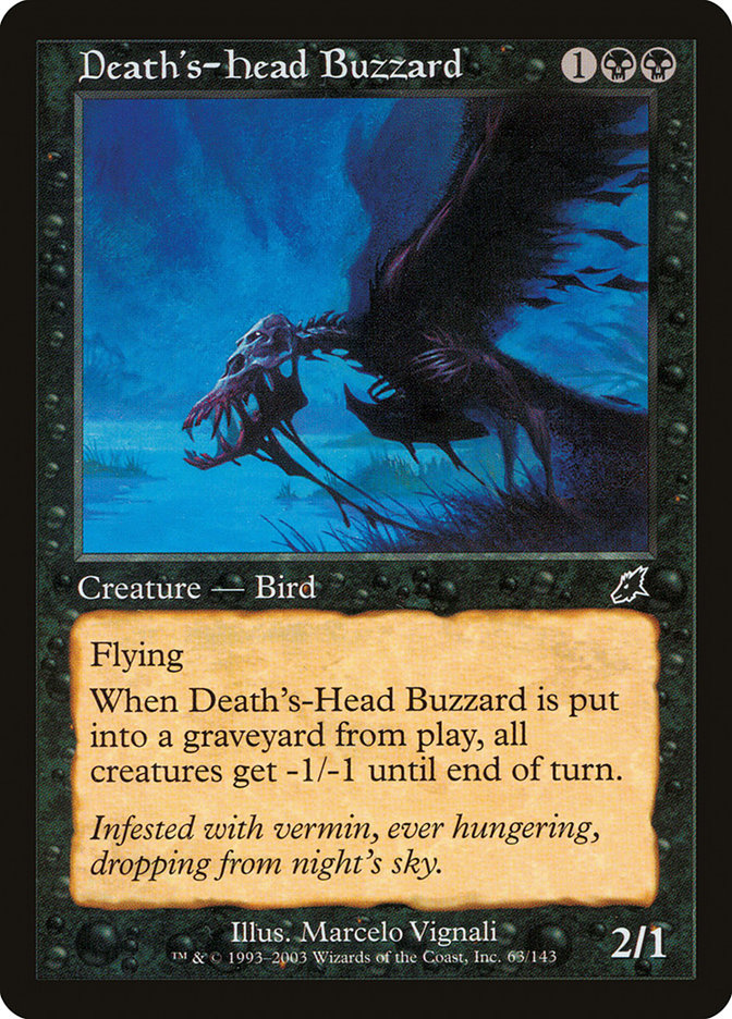 Death's-Head Buzzard :: SCG