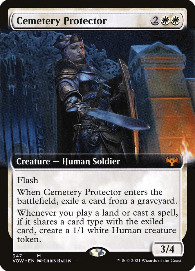 Cemetery Protector (Extended Art) [Foil] :: VOW