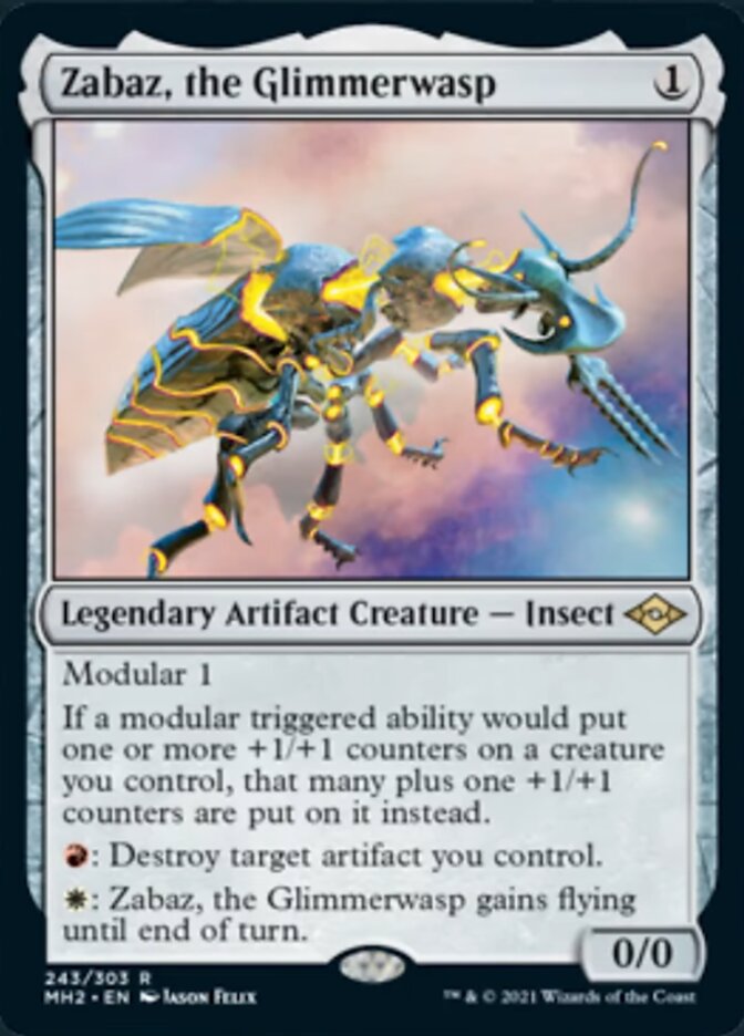 Zabaz, the Glimmerwasp [Foil] :: MH2