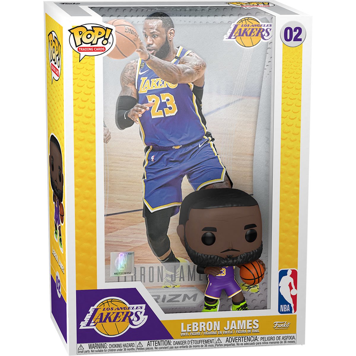 NBA: Lakers - LeBron James Pop! Trading Card Figure with Case Vinyl Figure (02)