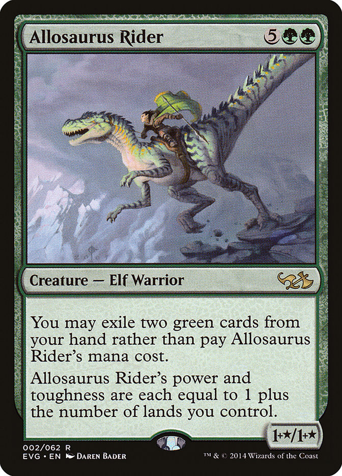 Allosaurus Rider :: EVG