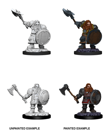 D&D Nolzur's Marvelous Unpainted Miniatures: W11 Dwarf Male Fighter