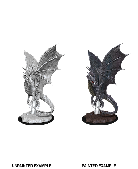D&D Nolzur's Marvelous Unpainted Miniatures: W11 Young Silver Dragon
