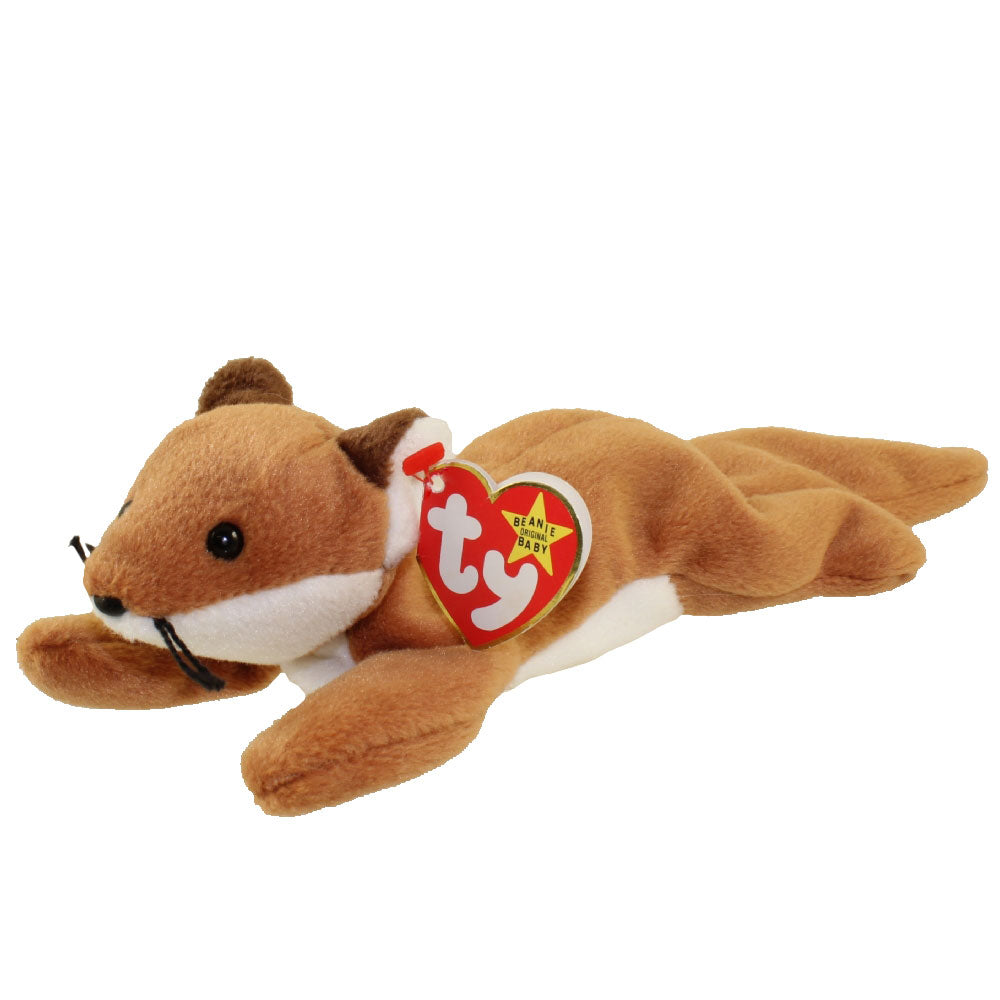 Beanie Baby: Sly the Fox (White Belly)