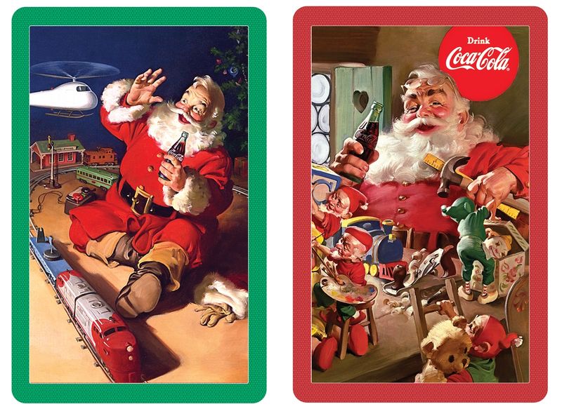 Santa's Workshop Jumbo Print Index Playing Cards