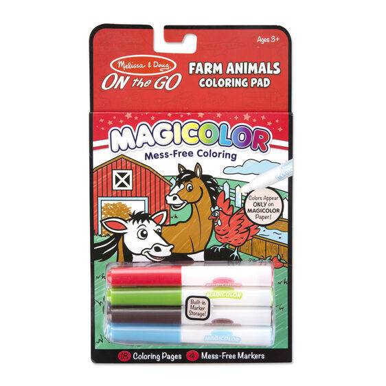 Magicolor - On the Go - Farm Animal Coloring Pad