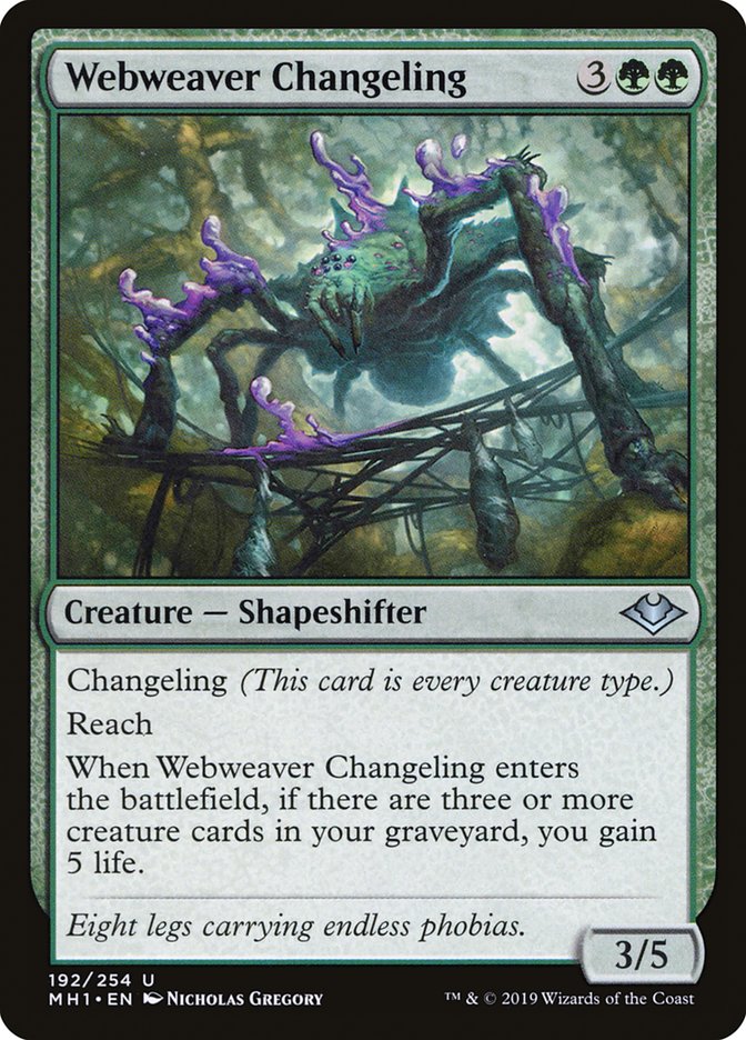 Webweaver Changeling [Foil] :: MH1