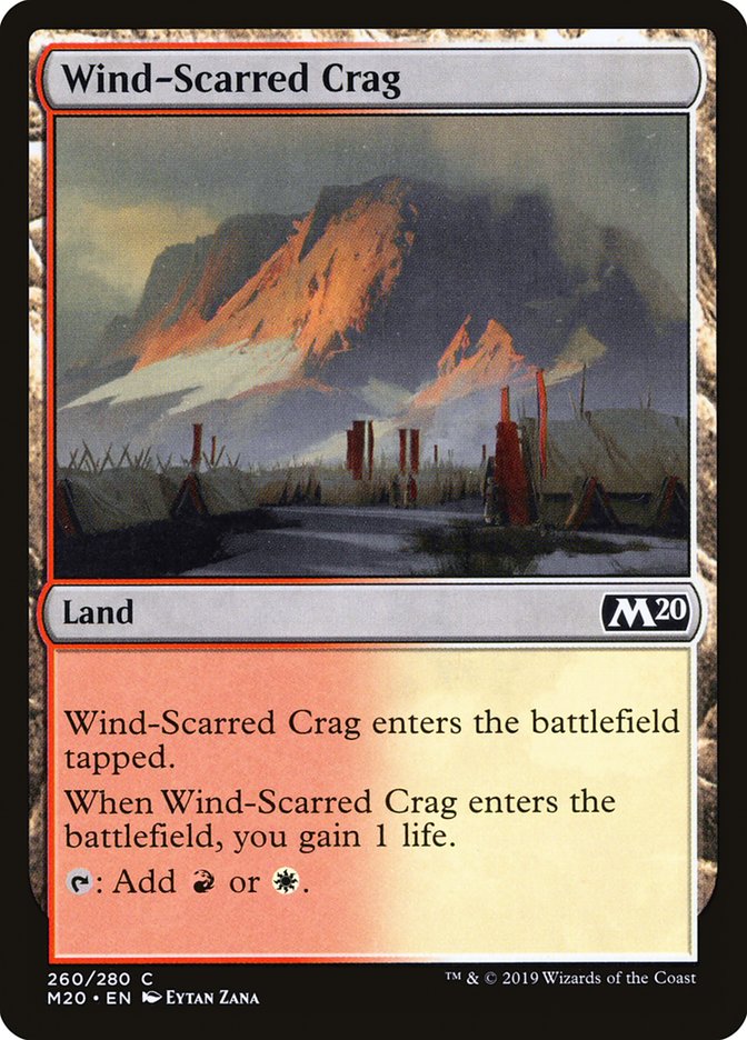 Wind-Scarred Crag [Foil] :: M20