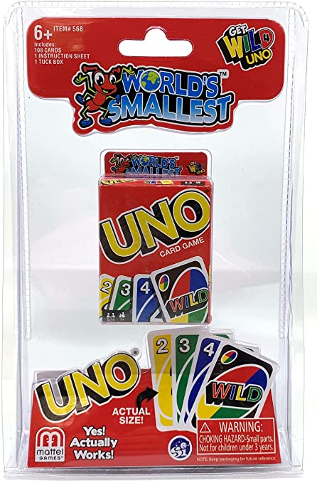 World’s Smallest Uno Game