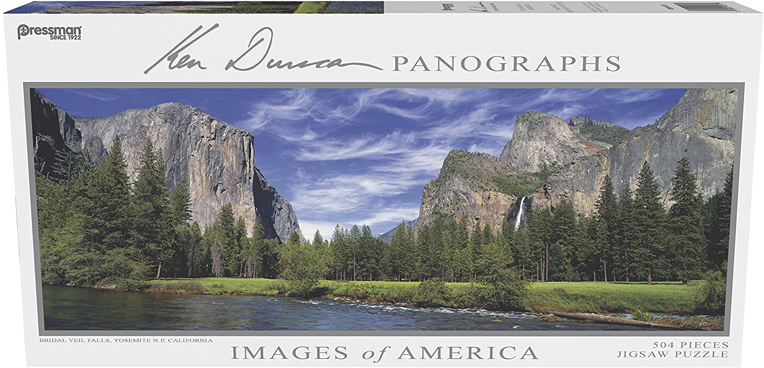 Images of America Panoramic Puzzle - Bridal Veil Falls